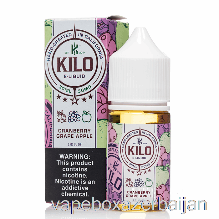 Vape Baku Cranberry Grape Apple - Kilo Revival Salts - 30mL 30mg